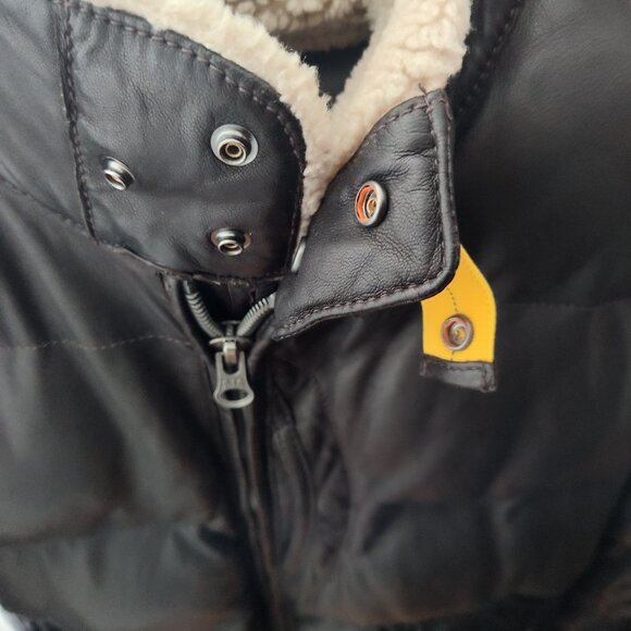 Parajumpers XL Kristof Lambskin Leather Bomber Jacket – Like New - Picture 7 of 9